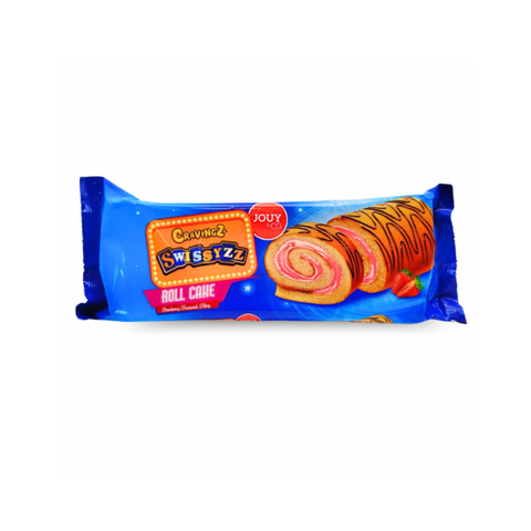 Jouy&co swissyzz cake roll aardbei - 150 gram