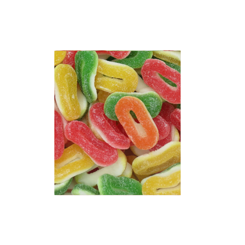 Gesuikerde fruit ringen