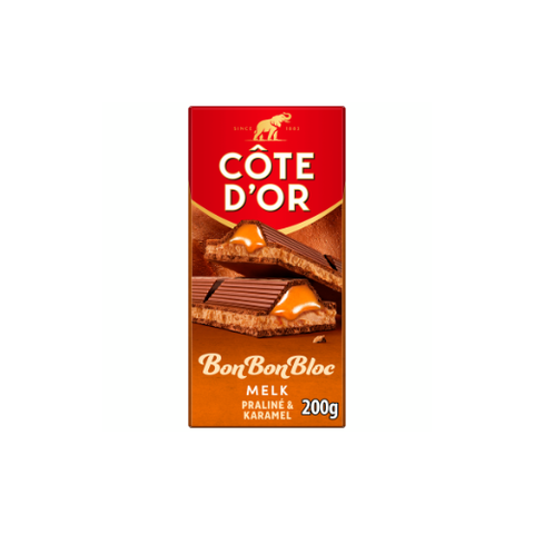 Côte D'or Praline & Caramel - 200 Gram